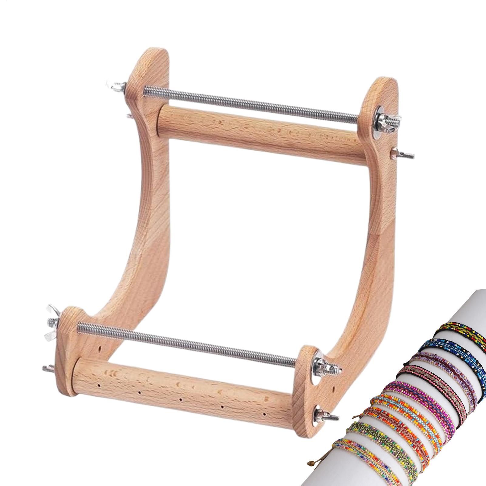 Jewelry Making Machines - آلة نسج الخرز الخشبية، إطار عمودي