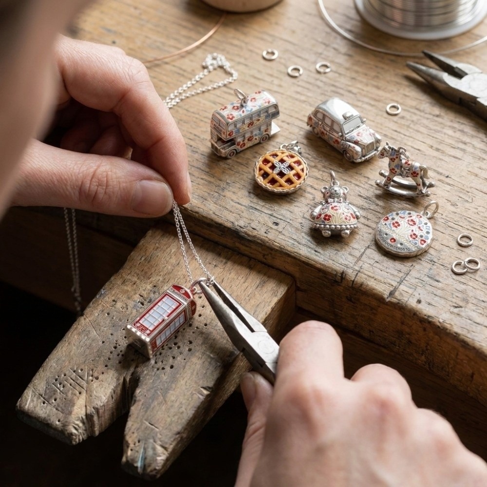 قلادات كرتونية لطيفة من الفولا - مراجعة Jewelry Making London وسعره