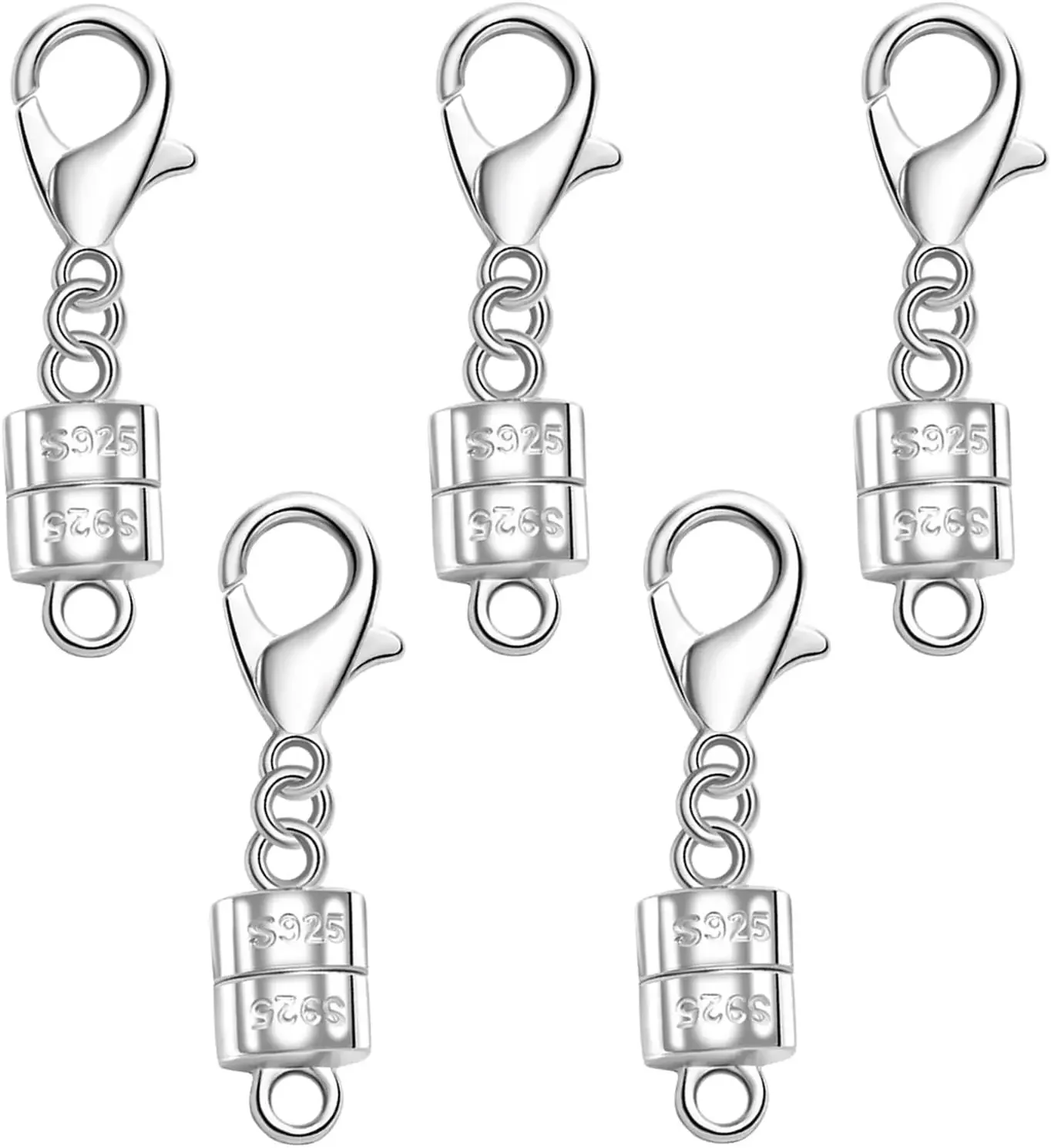 مشبك قلادة مغناطيسي من الفضة ع - مراجعة Lobster Clasp Silver وسعره