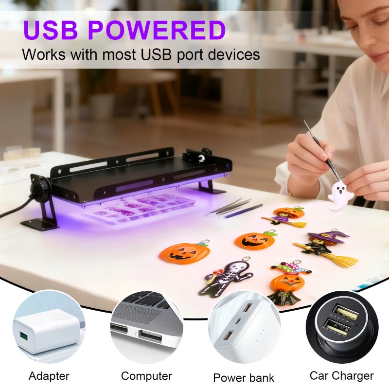 مصباح LED عالي الطاقة للتجفيف  - مراجعة Jewelry Making Dc وسعره