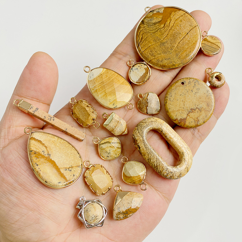 الجملة الصورة الطبيعية جاسبرز  - مراجعة Jewelry Making Gemstones وسعره