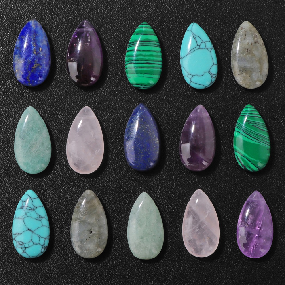 قطعتان من الحجر الطبيعي على شك - مراجعة Jewelry Making Gemstones وسعره