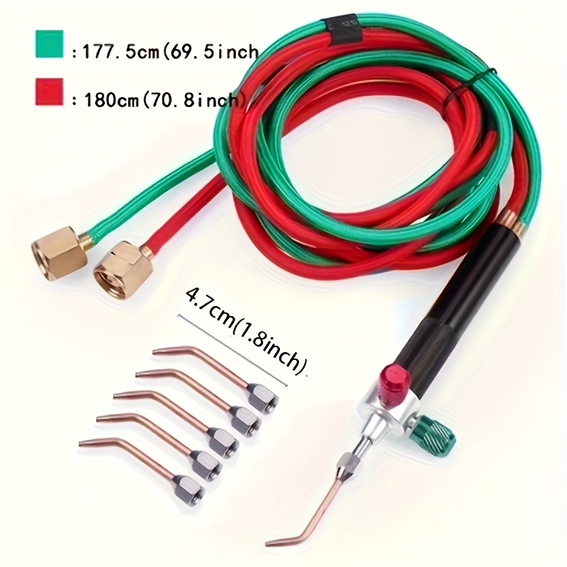 طقم شعلة لحام بالأكسجين بخمسة  - مراجعة Jewelry Making Torch وسعره